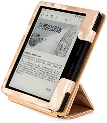 Kindle Oasis Case, Vistore Tri-Fold Multi-Angle Stand Folio PU Leather Tablet Case for 6 inch New Kindle Oasis eReader(2016 Released)(Champagne)