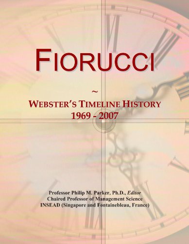Fiorucci: Webster's Timeline History, 1969 - 2007