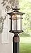 Franklin Iron Works Callaway Mission Industrial Outdoor Post Light Fixture LED Bronze 15 1/2