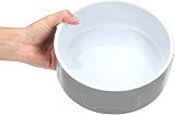 Petface Bone Ceramic Pet Bowl 20 cm Grey White for Dogs Cats view 3