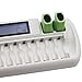 GPISEN 16+2 Bay/Slot Smart LCD Charger for NI-MH AA AAA Battery NI-MH/Li-ion 9V Batteries