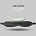 Roybens Breathable Sleep Travel Eye Mask - Soft & Breathable, Ultra Lightweight, Light Blocking Eye Covers for Sleeping, Relaxation, Spa - with Adjustable Strap and Ear Plugs