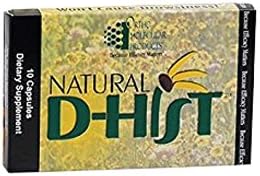 Natural D-Hist Blister - Designed to Provide Superb Support, Prevent and Relieve Nasal and Sinus Problems Due to Seasonal Changes, Pollutions, and Common Environmental Allergens - Single Pack, 10 Caps