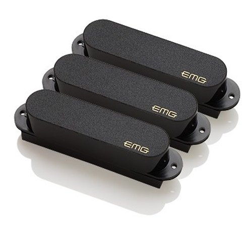 EMG SA Set Active Strat Pickup, Black (Set of 3)