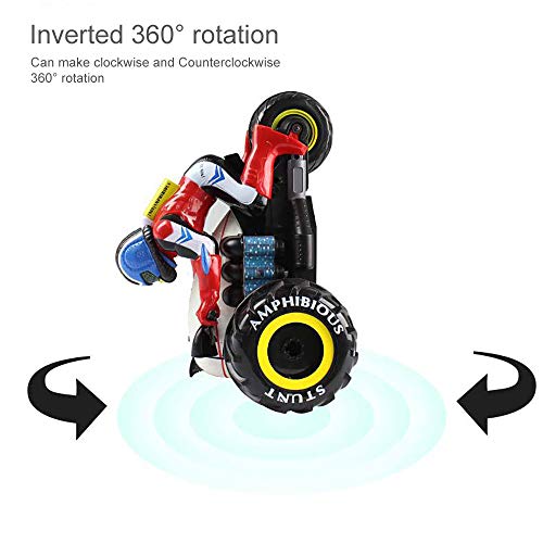image for FLYZOE RC Car 2.4Ghz Racing Car Amphibious Stunt Car Radio Control Mot