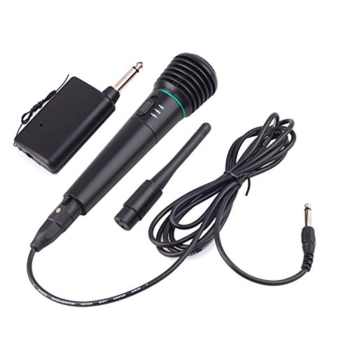 Cisno 2in1 handheld wired/wireless cordless microphone …