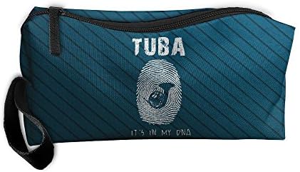 Funny Tuba It's In My DNA Travel Toiletry Bag Pencil Bag Organizers