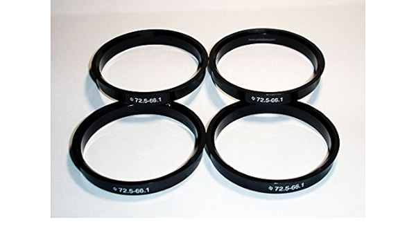 Centradores 4 LLANTA 72.5-66.1 Aros para Llantas DE Aluminio ...