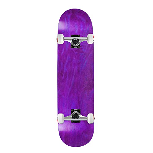 Moose Complete Skateboard Stained Purple 8.0