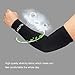 HuiYee Men Sports Black Compression Arm Sleeves, UV Protection Women Arm Cover
