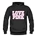 Women's Pink Victoria's Secret Hoodies M Black