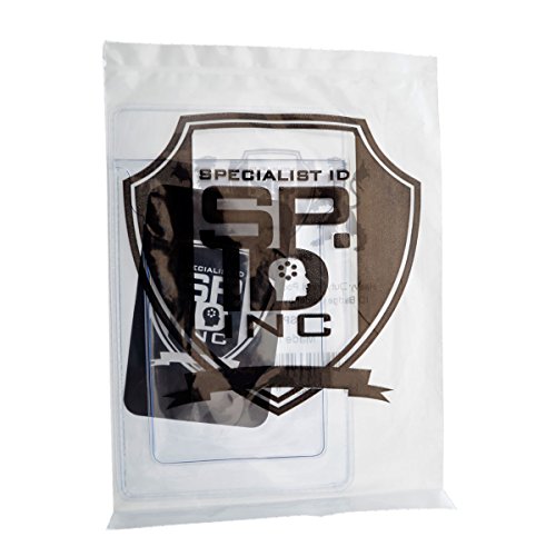 Clear Heavy Duty Vinyl Pocket Protector with Vertical ID Card Badge