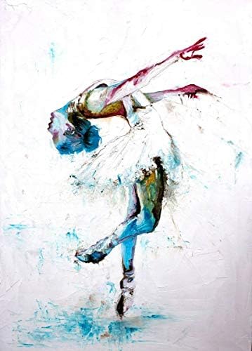 TWYYDP Classic Wooden Puzzle 500 Pieces Ballet Girl Oil Painting Art Picture Photo Home Decor