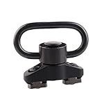 GVN Black Rail Attachment Tactical Modular RSA-QD Sling Swivel Base Mount Adaptor Fits M-LOK