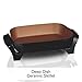 Hamilton Beach 38528R Deep Dish Durathon Ceramic Skillet, 040094936342, Copper