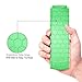 Fintie Protective Case for Roku Express HD/Express, Roku Premiere RC68 RC69 RC108 RC112 Remote – CaseBot Honey Comb Light Weight (Anti Slip) Shock Proof Silicone Remote Cover, Green Glow