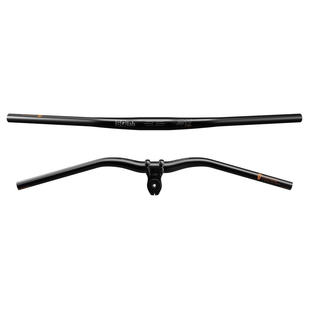 SQlab Unisex - Adult 311 2.0 Low 31.8mm Handlebar Black