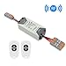 Smart RF Relay Switch eMylo Wireless Remote Control Switch DC 12V RF Receiver 433Mhz Relay Module Home Automation with Two Transmitters Two Channels 1 Pack