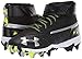 Under Armour Boys' Harper 3 Mid RM Jr. Baseball Shoe, Black (001)/White, 6