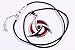 HappyShip Sharigan Necklace Halloween Itachi Cosplay Accessories Unsex Anime Cosplay Necklace 18''