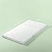 ZINUS 3 Inch Memory Foam Floor Mattress Portable Tri-Fold Design with Cooling Gel, Single, White