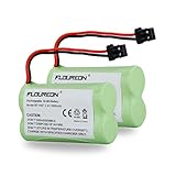 FLOUREON 2Packs 2.4V 1800mAh Cordless Phone Batteries Replacement Handset Phone Batteries for Uniden BT-1007 BT1007 BT-904 BT904 BBTY0707001