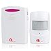 Driveway Alarm, 1byone Motion Sensor 1000ft Operating Range, 36 Melodies, Home Security Alert System with 1 Plug-in Receiver and 2 Weatherproof PIR Motion Detector, Protect Indoor/Outdoor Property