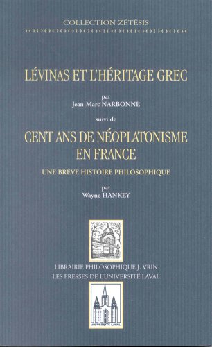 Lévinas et l'héritage grec