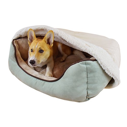 BedHug BEST Dog Blanket, Cat Blanket Attaches to Your Own Pet Bed Soft Luxury Burrow Bed