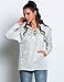 HITREE Ladies Women V-neck Long Sleeve Shawl Collar Hoodies Sweater (XL)