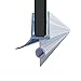 Elegant Shower Door Bottom Seal Strip for 3/8 Thick Shower Doors Glass Pre-Cut 28 Inch Length Free Cutting
