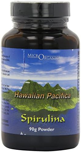 (3 PACK) - Microrganics Hawaiian Spirulina Powder - Glass | 90g | 3 PACK - SUPER SAVER - SAVE MONEY