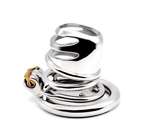 Bondage Masters Medical Grade Stainless Steel Male Chastity Device, 50 mm, Silver - Image 3