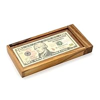 Gift Adult Surprise Money of The ATM Puzzles Wooden Gift Boxes Holder with Hidden Compartment Box to Be Money Puzzle Gift Boxes and Brain Teaser Puzzle Challenges with a Secret Lock Wood Designs