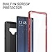 YOUMAKER Case for Galaxy Note 9, Full Body Heavy Duty Protection with Built-in Screen Protector Shockproof Rugged Cover for Samsung Galaxy Note 9 (2018) 6.4 inch - Red/Black