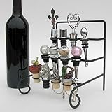 Wine Bottle Stopper Display Rack or Stopper Stand - Holds 12 Stoppers (Not Included)