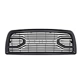 Front Grill for Dodge RAM 2500 3500 2013-2018 Upper Bumper Grille Laramie Limited Grille Matte Black