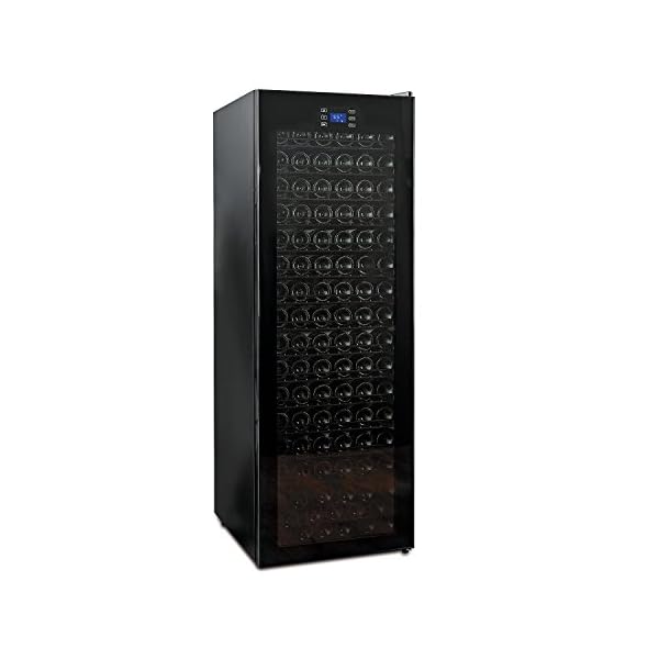 Wine-Enthusiast-Classic-165-Bottle-Wine-Refrigerator-Freestanding-Touchscreen-Wine-Cooler-Black