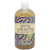 Greenwich Bay Trading Company Botanical Collection: Zinnia Aloe Butter 16oz Body Wash