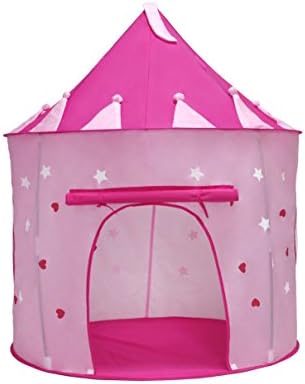 InnoFun Princess Castle Play Tent, Kids Playhouse with Glow in the Dark Stars For Girls Childrens - Indoor & Outdoor Use With Carrying Case,Pink