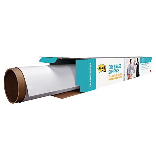 Super Sticky Dry Erase Film Roll, 15024mm x 1021mm