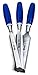 Bastex Short Blade 3 Piece Wood Chisel Set. Sharp Woodworking Tools made of CR-V with Soft Grip for carving. Great for Sculpture DIY and Arts and Crafts.