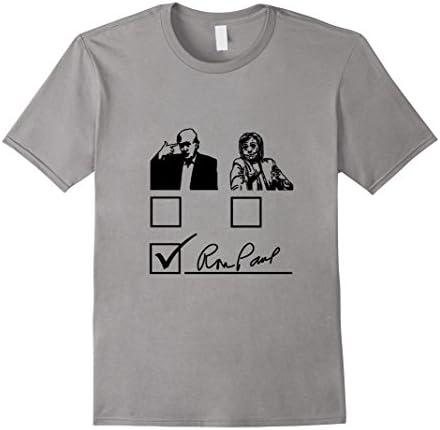 Mens Write in Ron Paul 2016 XL Slate