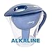 Alkaline Water Filter Pitcher 64 fl oz Cup, Free Filter Cartridge Included, Increases Water pH, Removes Lead, Chlorine, Copper. Fast Filtration, Water Purifier Pitcher