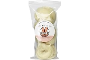 ZORAVELL Lambs Wool Padding for Toes and Feet，Corn Cushion Pads Blister Prevention Bunions Callus Remover,Soft Feet Cushion Toe Separator Lambswool for Pointe Shoes,1PCs,5/8 Ounces