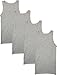 Emprella A Shirts Undershirts for Men, Ribbed Mens Tank Tops (12 Pack)
