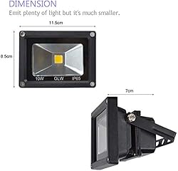 GLW 10W Led Flood Light 12V Ac or Dc Warm White