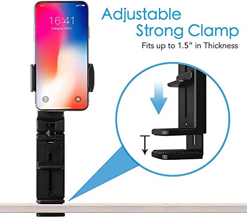 unitron world Cell Phone Stand Phone Holder for Desk Airplane Flight Adjustable Portable Phone Stand - //coolthings.us