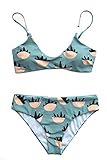 Cupshe Fashion Women's Bear Claw Printing Padding Bikini Set (L)