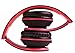 G-Galice Kids Headphones for Boys School Adults with Microphone Volume Control with Removable Audio Cable Black&Red